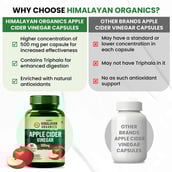 7 - Himalayan Organics Apple Cider Vinegar - 500 mg,  90 veggie capsule(s)  Unflavoured 
