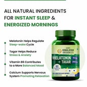 6 - Himalayan Organics Melatonin 10mg + Tagar 250mg,  60 tablet(s)  Unflavoured 