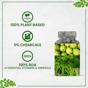 6 - Himalayan Organics Plant Based Calcium Magnesium Zinc D3 & K2,  120 capsules  Unflavoured 