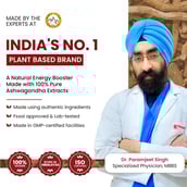 7 - Himalayan Organics Organic Ashwagandha 1000mg Serve,  120 capsules 