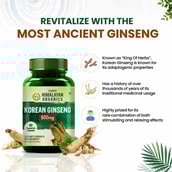 7 - Himalayan Organics Korean Ginseng 1000mg, 60 veggie capsule(s)
