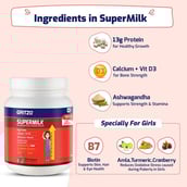 9 - Supermilk Height+ for Girl 13+ years, 1 kg Double Chocolate
