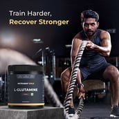 4 - Nutrabay Gold L-Glutamine,  0.39 lb  Cola 