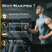 4 - Nakpro Whey Gold Protein Concentrate,  1.1 lb  Cookies & Cream 