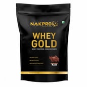 1 - Nakpro Whey Gold Protein Concentrate,  1.1 lb  Double Rich Chocolate 