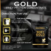6 - Nakpro Whey Gold Protein Concentrate,  4 Piece(s)/Pack  Banana, Chocolate Cream, Coffee, Cookies & Cream 