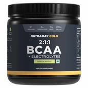 2 - Nutrabay Gold 2:1:1 BCAA + Electrolytes,  0.55 lb  31 Servings  Green Apple 