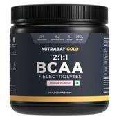 2 - Nutrabay Gold 2:1:1 BCAA + Electrolytes,  0.55 lb  31 Servings  Guava Punch 