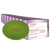 1 - Jiva Ayurveda Basil Soap, 100 g Natural Cleansing (Pack of 8)