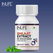 2 - INLIFE Shilajit Extract 500 mg,  60 veggie capsule(s) 