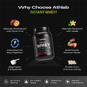 2 - Athlab Instant Whey,  2.2 lb  Vanilla Bean 