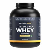 1 - Nutrabay Gold Tri-Blend Whey Protein, 4.4 lb Mango Milkshake