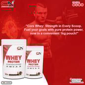 3 - Core Nutrition Whey Protein,  2.2 lb  Chocolate 