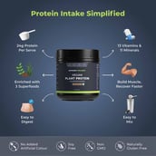 2 - Nutrabay Wellness Vegan Plant Protein + Superfoods,  1.1 lb  Rich Chocolate 