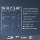 4 - Nutrabay Wellness Pre & Probiotic Digestive Support,  60 capsules  (50 Billion CFUs) 