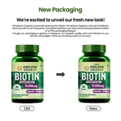 2 - Vlado's Himalayan Organics Biotin 10000 mcg - Keratin + Piperine,  90 tablet(s)  Unflavoured 