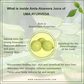 4 - Uma Ayurveda Amla Aloevera Juice,  Unflavoured  1 L 