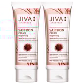 1 - Jiva Ayurveda Saffron Cream, 100 g Brightening (Pack of 2)