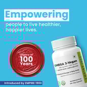 5 - EMPIRE 1900 Omega 3-Vegan,  30 veggie capsule(s) 