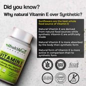 7 - Health Veda Organics Plant Based Vitamin E,  60 capsules 