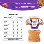 8 - Savory High Protein Peanut Butter, 500 g Creamy