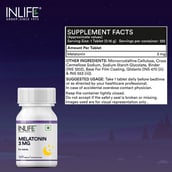 10 - INLIFE Melatonin 3mg,  120 tablet(s)  Unflavoured 