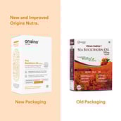 8 - Origins Nutra Vegan Omega 7 Sea Buckthorn Oil 500mg,  28 softgels 