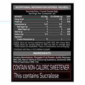 3 - MuscleBlaze CreaPRO Creatine with Creapure® Powder from Germany, Tangy Orange 0.55 lb