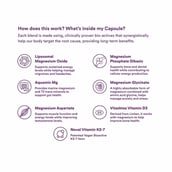 5 - Origins Nutra Magnesium + D3 + K2 for Men, Unflavoured (Pack of 3) 56 capsules