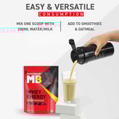 3 - MuscleBlaze Whey Energy with Digezyme, 4.4 lb Mango Cream