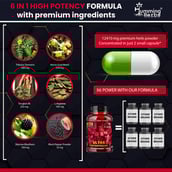 8 - Humming Herbs Ultra Testosterone Booster,  60 capsules  Unflavoured 