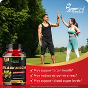 3 - Humming Herbs Black Maca,  90 capsules 