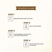 1 - Glutone Dermawhite & Hydrolyzed Almond Protein Face Wash, 100 ml for Effective & Safe Skin Lightening