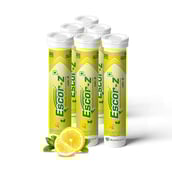 3 - Escor-Z Effervescent,  20 tablet(s)  Lemon & Lime (Pack of 6) 