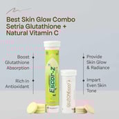 6 - Glutone 1000 & Escor-Z Combo,  Unflavoured, Lime & Lemon  2 Piece(s)/Pack 