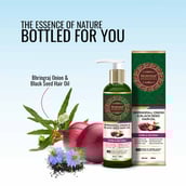 5 - Morpheme Remedies Bhringraj Onion & Black Seed Hair Oil,  200 ml  Pure & Natural 