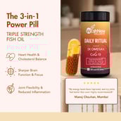 10 - WishNew Wellness Daily Ritual Triple Strength Omega-3 & CoQ-10,  120 capsules 