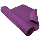 1 - Strauss TPE Eco Friendly Yoga Mat,  Purple  6mm 