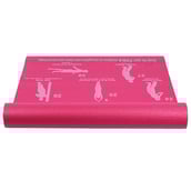 Strauss Yoga Mat Yogasana,  Pink  4mm 