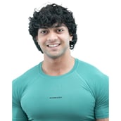 5 - Athflex Men's Half Sleeve Ace Compression T-Shirt, XXL Sea Green