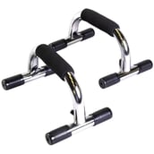 Strauss Push Up Bar,  Black and Silver  Free Size 