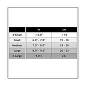 3 - Strauss Leather Gym Gloves with Wrist Wrap, Black Medium