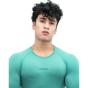5 - Athflex Men's Full Sleeve Ace Compression T-Shirt,  XL  Sea Green 