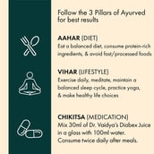 8 - Dr. Vaidya's Diabex Juice,  100% Natural (Pack of 2)  950 ml 