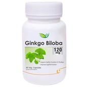 Biotrex Ginkgo Biloba (120 mg),  60 veggie capsule(s) 