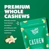 3 - Yogabar Whole Cashew,  200 g  Natural 