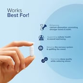 5 - GNC Magnesium (370mg),  Unflavoured  120 capsules 