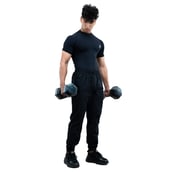 7 - Athflex Men's High-Neck Compression T-Shirt, XXL Black