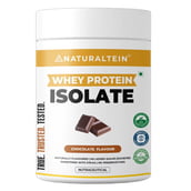 1 - NATURALTEIN Whey Protein Isolate,  0.66 lb  Chocolate 