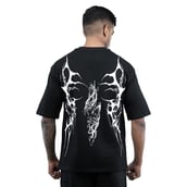 2 - Athflex Men's Relaxed Fit Dark Flex Oversized T-Shirt,  XXL  Black 